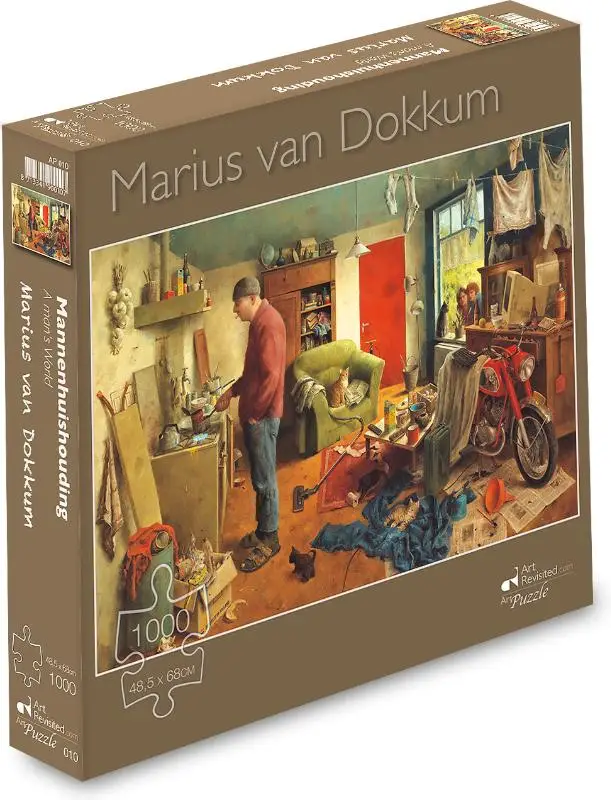 Marius van Dokkum-Mannenhuishouding - Puzzel 1000 stukjes