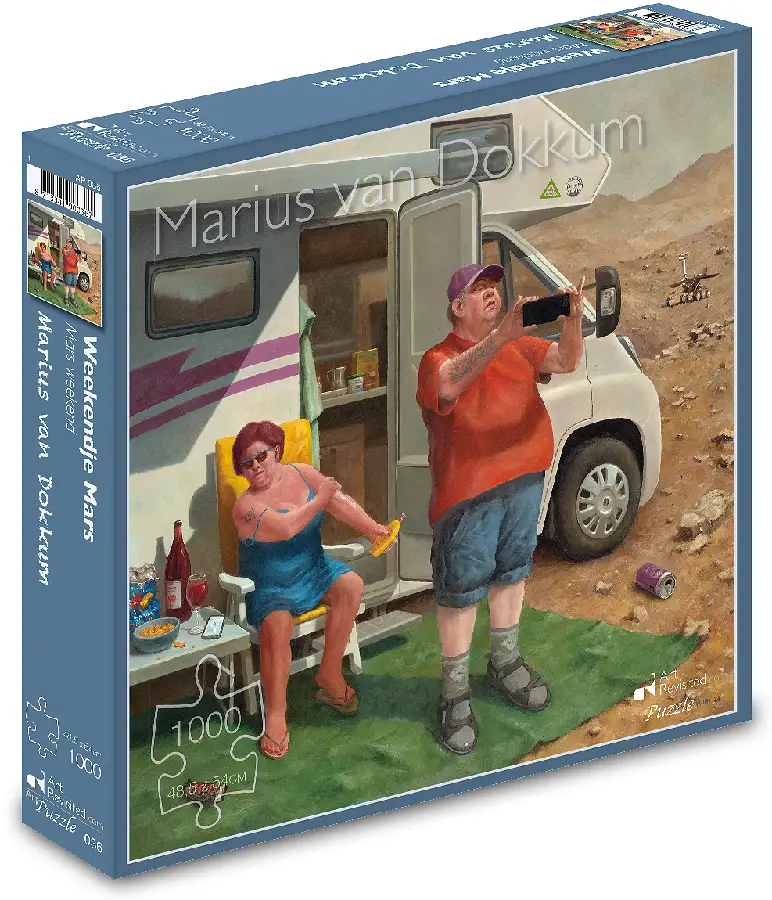 Marius van Dokkum Weekendje Mars  Puzzel 1000 stukjes