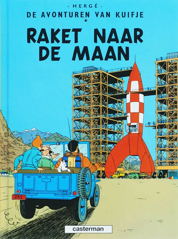 Raket naar de maan Kuifje