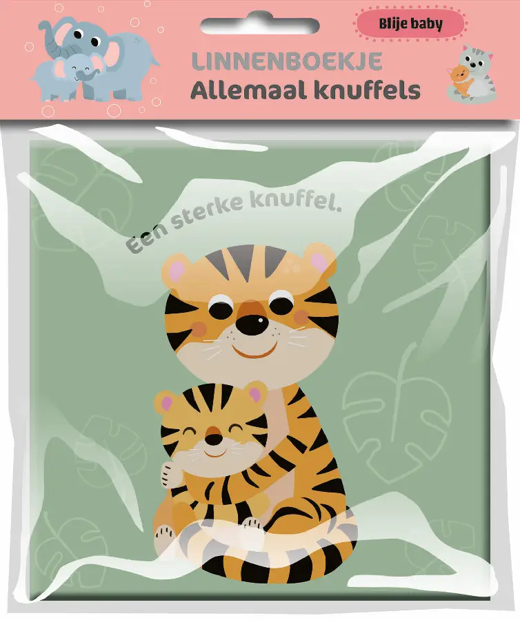 Blije baby: Allemaal knuffels (linnenboekje)