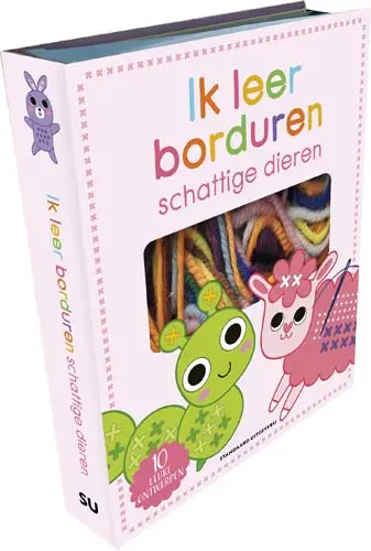 Ik leer borduren: schattige dieren