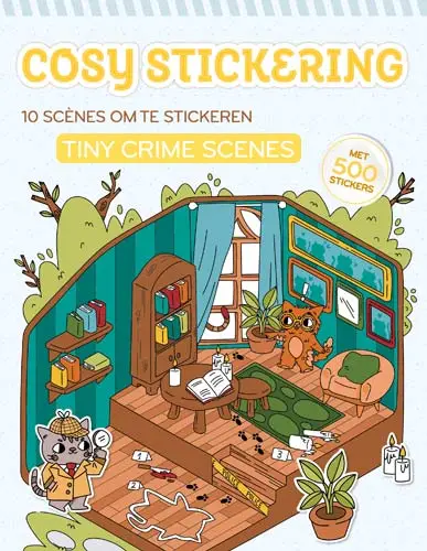 Cosy stickering: Tiny crime scenes
