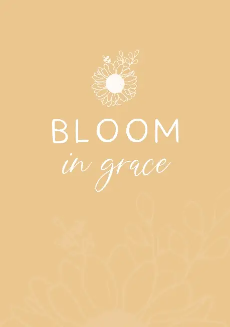 Poster A4 Bloom in grace