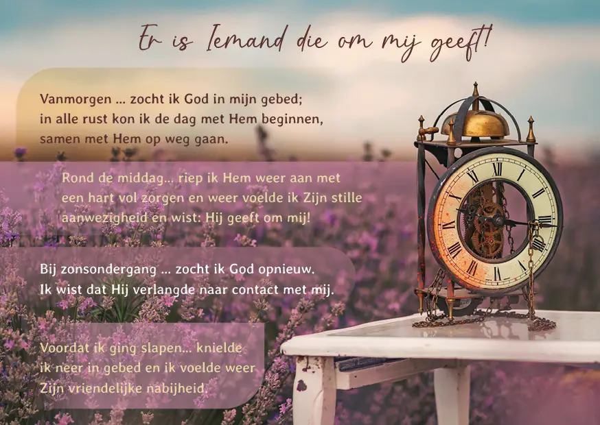Er is iemand die om je geeft