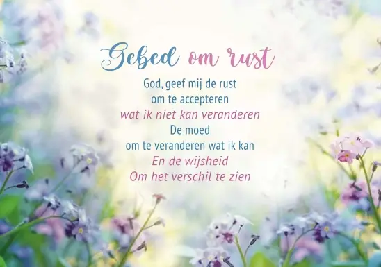 Gebed om rust