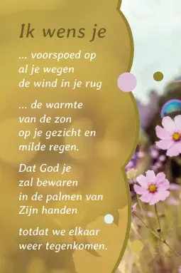 Ik wens je