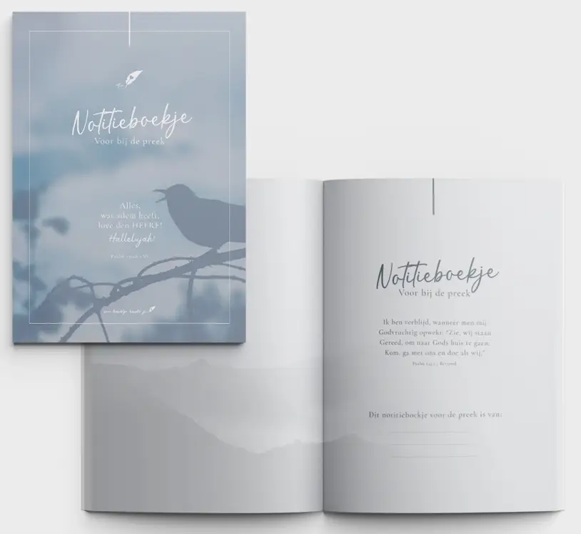 Prekenboekje Psalm Lights A6