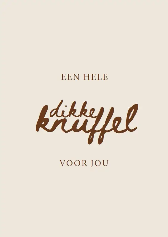 Dikke knuffel