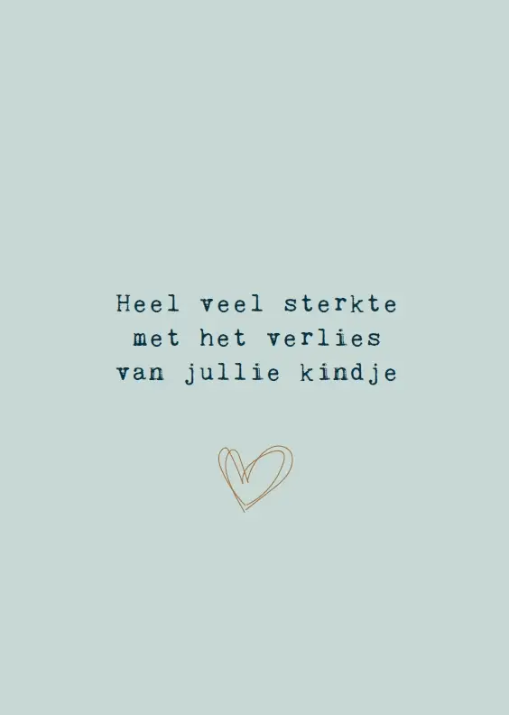 Verlies kindje
