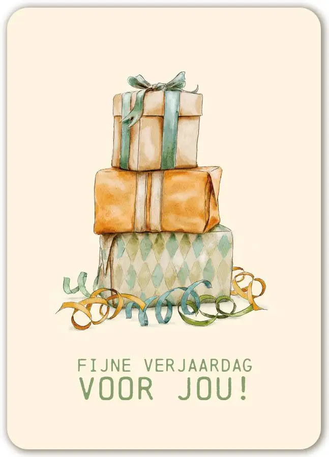 Fijne verjaardag