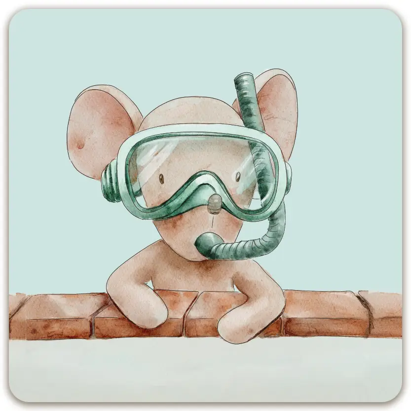 Blanco (zonder opdruk zwemdiploma)