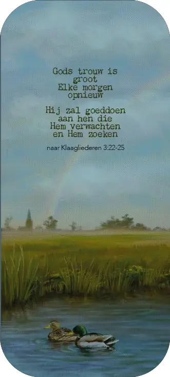 Boekenlegger Gods trouw is groot