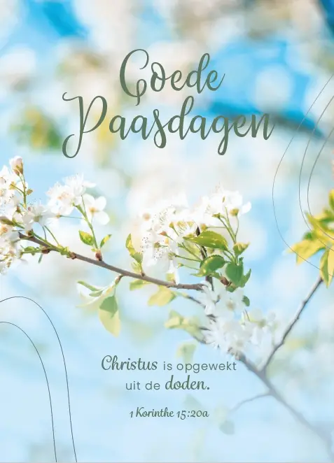 Prentbriefkaart Goede Paasdagen BT