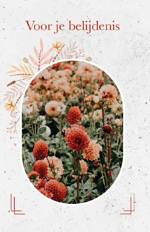 Wenskaart Voor je Belijdenis