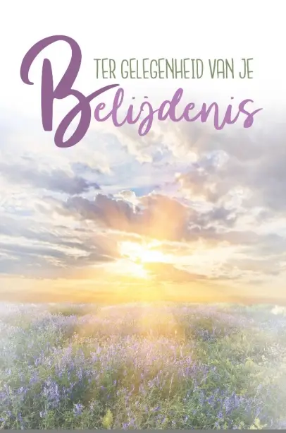 Wenskaart Ter Gelegenheid je Belijdenis
