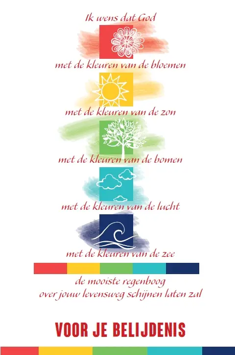 Wenskaart Voor je Belijdenis