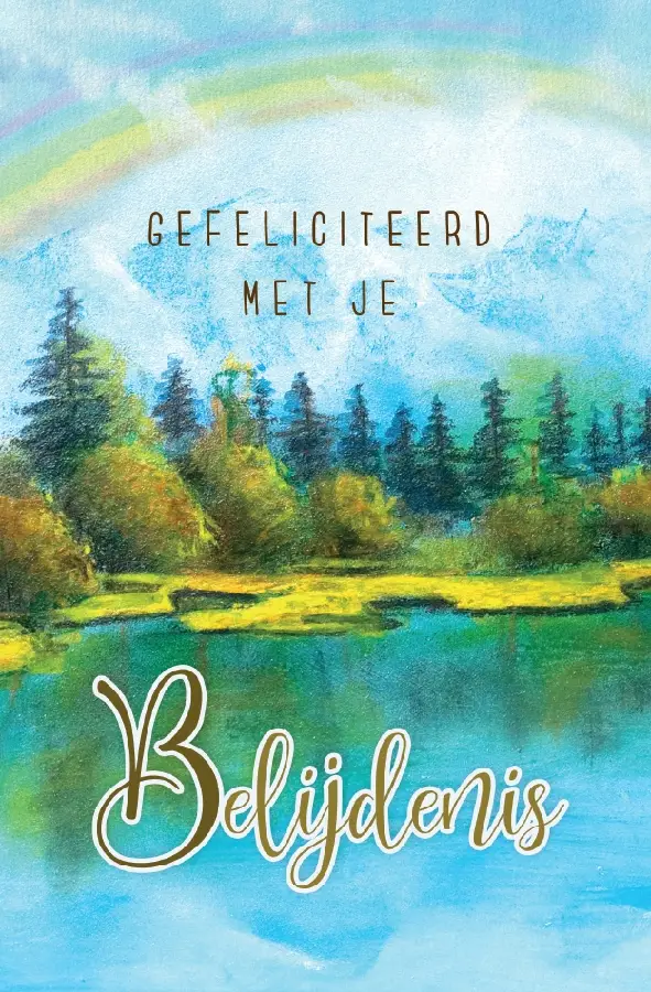 Wenskaart Gefeliciteerd je Belijdenis