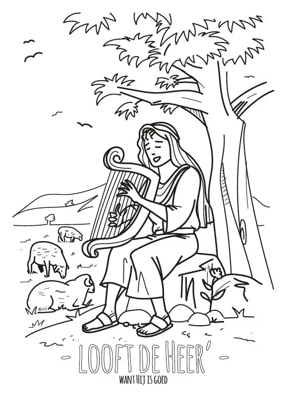 Kleurkaart Looft de Heer'