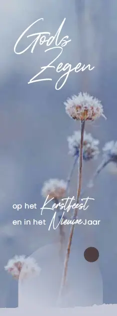 Boekenlegger Gods Zegen Kerst/Nieuwjaar