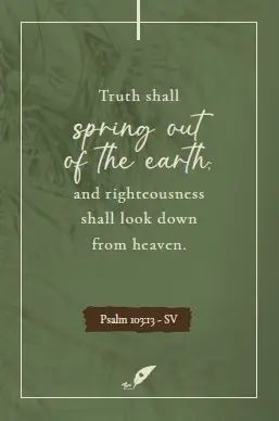 Minikaart Truth shall spring out