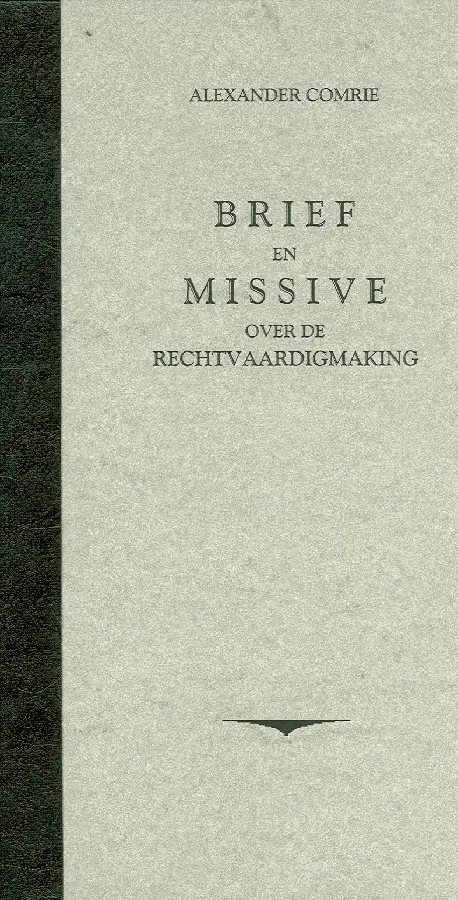 Brief en missive over rechtvaardigmaking