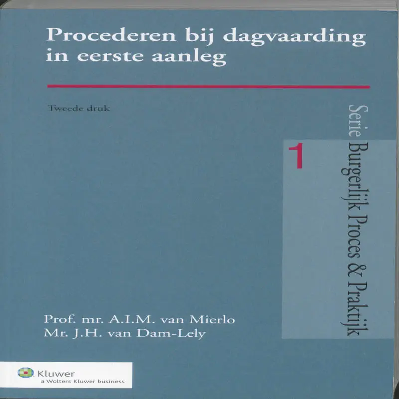 Procederen bij dagvaardin