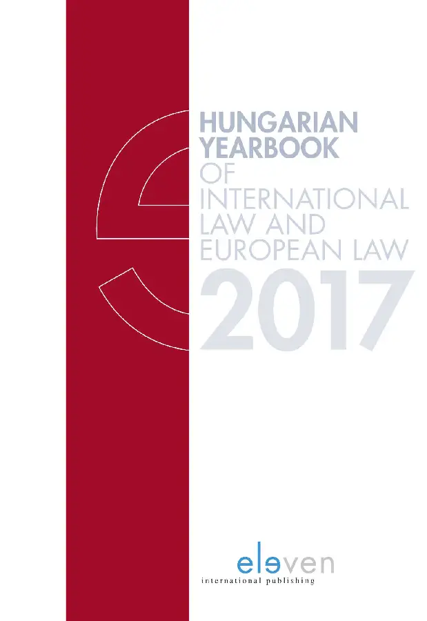 Hungarian Yearbook of International Law and European Law / 2017