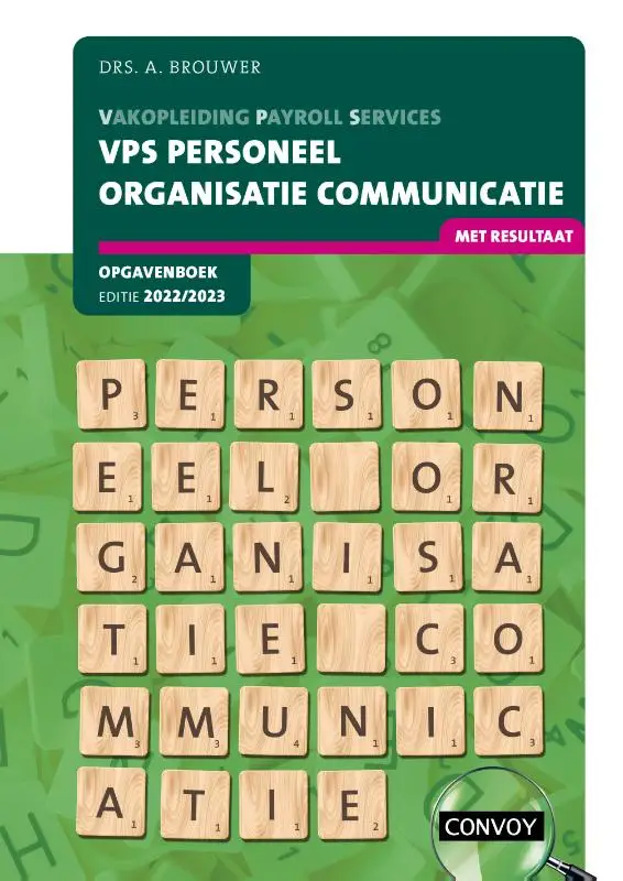 2022-2023 / VPS Personeel Organisatie Communicatie / Opgavenboek