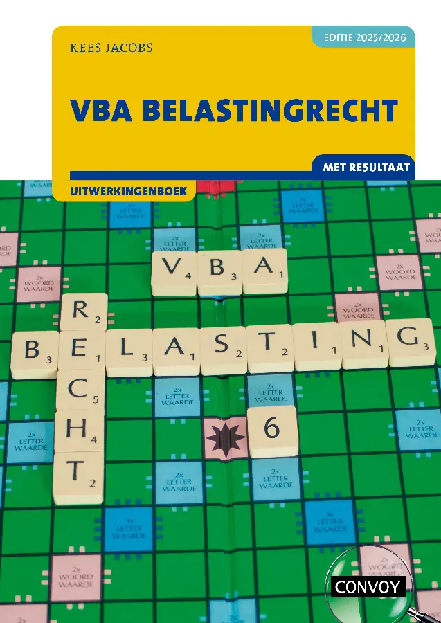 2025/2026 / VBA Belastingrecht met resultaat / Uitwerkingenboek