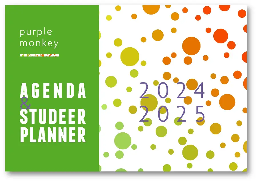 Purple Monkey Agenda & Studeerplanner / 2024-2025