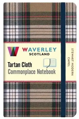 Stewart modern camel genuine tartan cloth (pocket)
