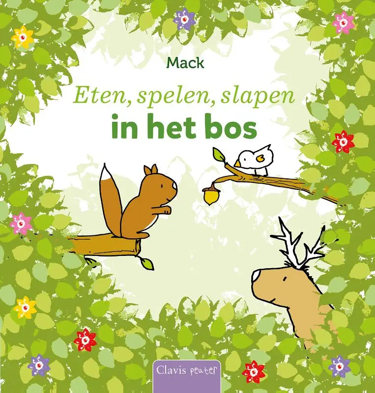 Eten, spelen, slapen in het bos