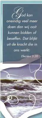 Boekenlegger God kan oneindig veel meer