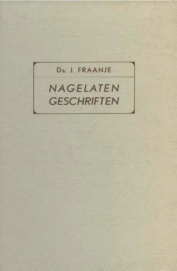 Nagelaten geschriften