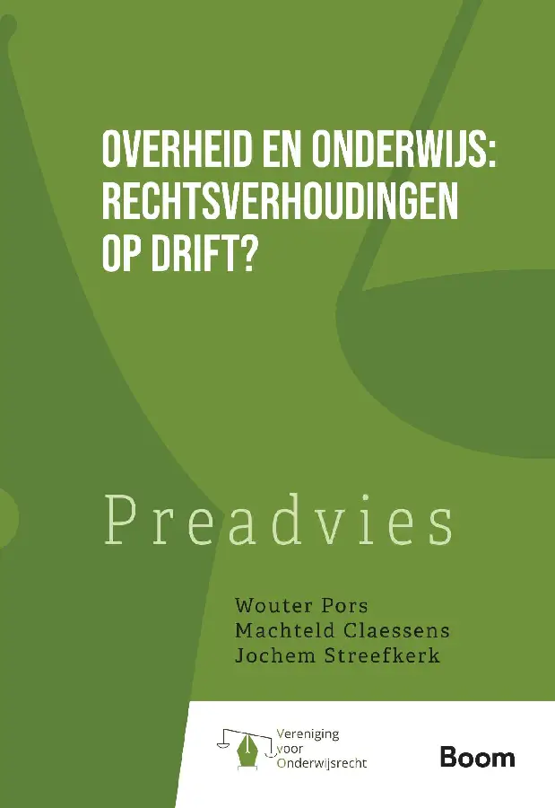 Overheid en onderwijs: rechtsverhoudingen op drift?