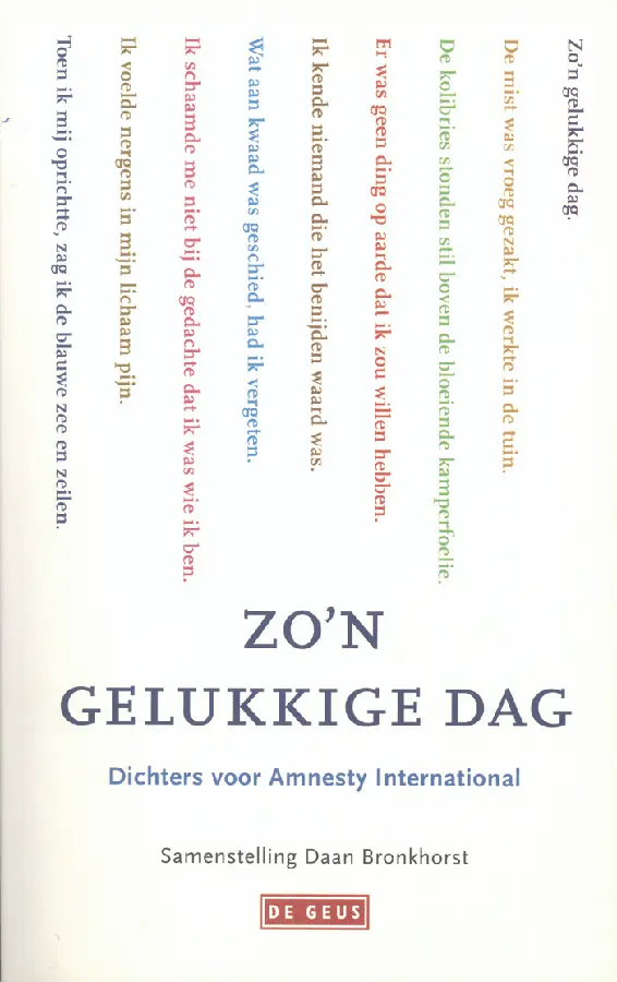 Zo'n gelukkige dag