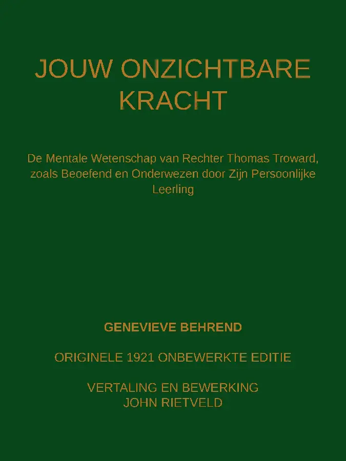 Jouw Onzichtbare Kracht