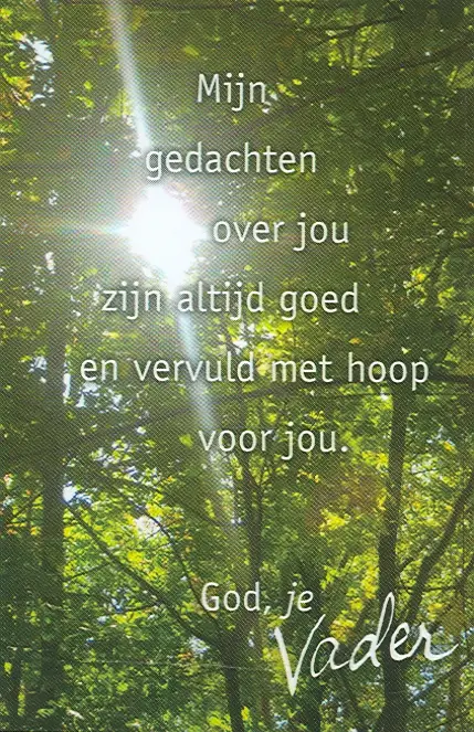 Minikaart vhk Mijn gedachten over jou