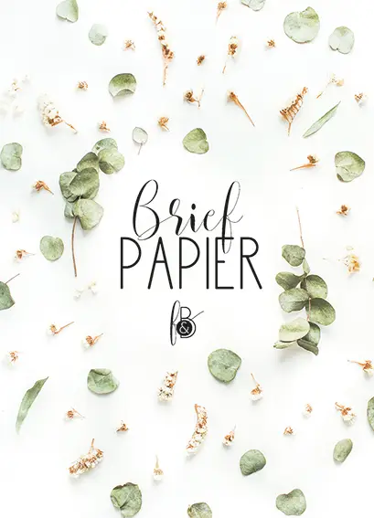 F&B briefpapier