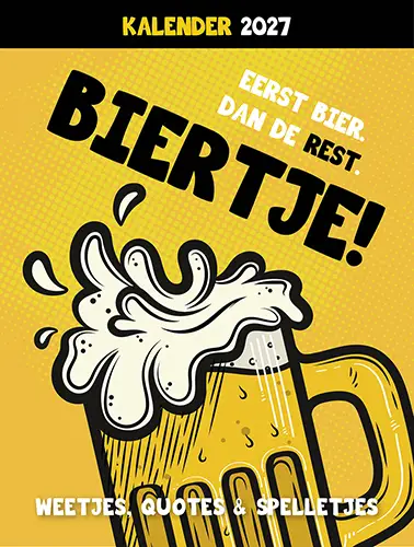 Scheurkalender 2027 Biertje!