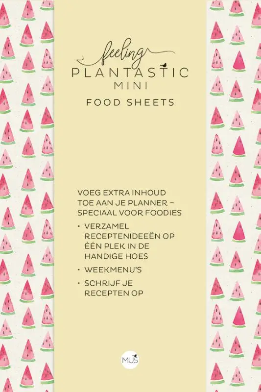 Feeling plantastic mini food sheets
