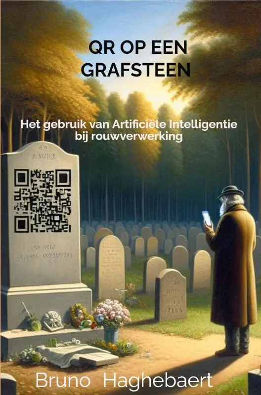 QR op een grafsteen