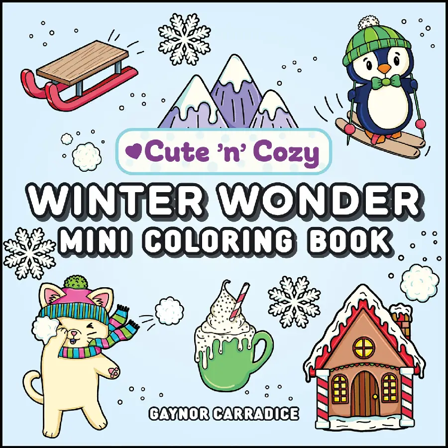 Winter Wonder Mini Coloring Book