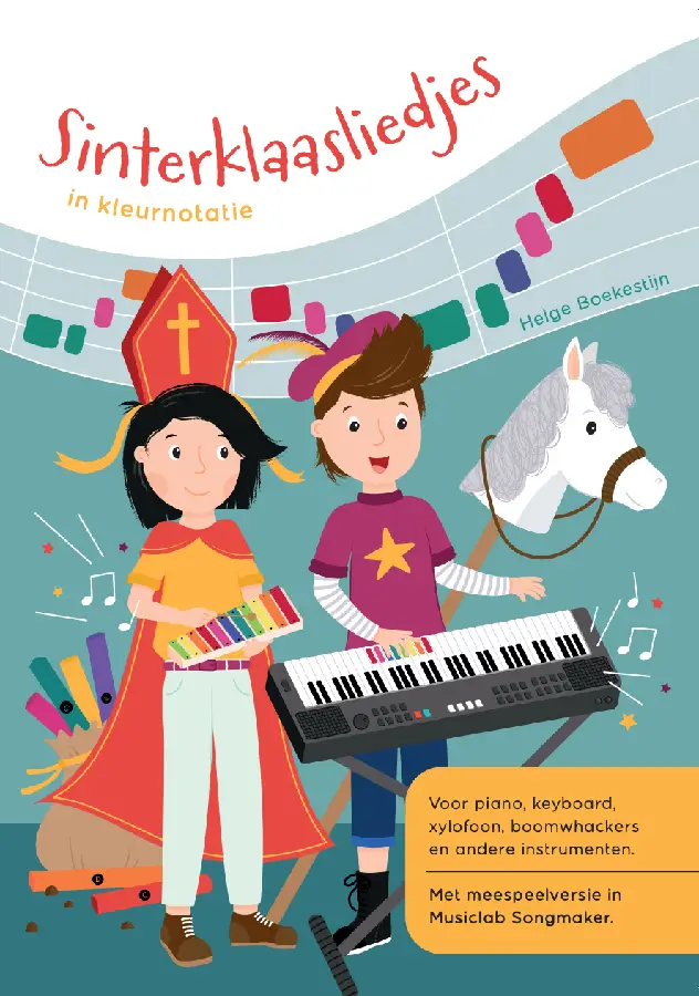 Sinterklaasliedjes in kleurnotatie