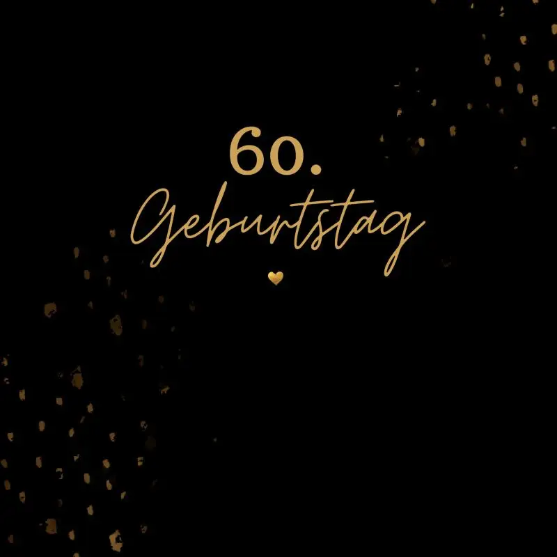 60. Geburtstag- Gästebuch Blanko