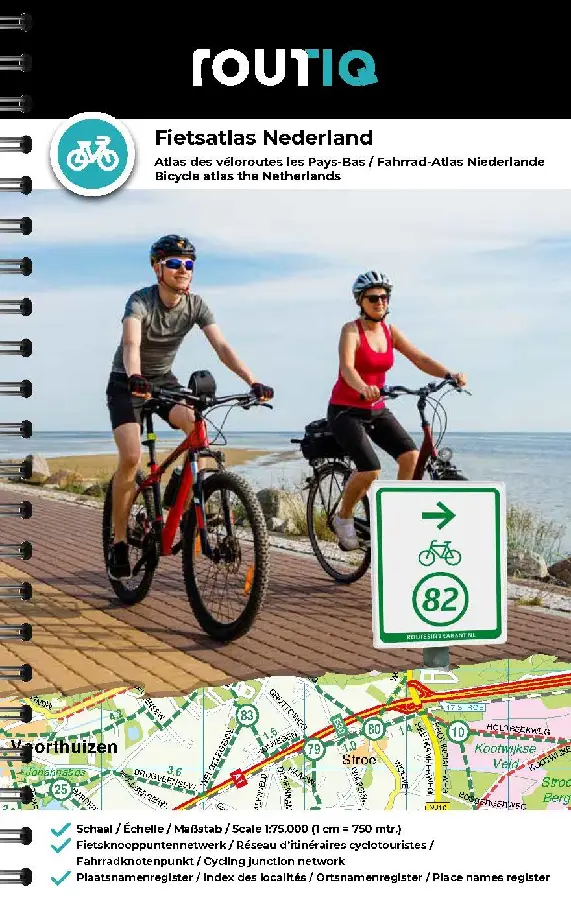 Routiq Fietsatlas Nederland 4-talig