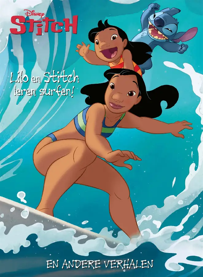 Lilo en Stitch leren surfen!