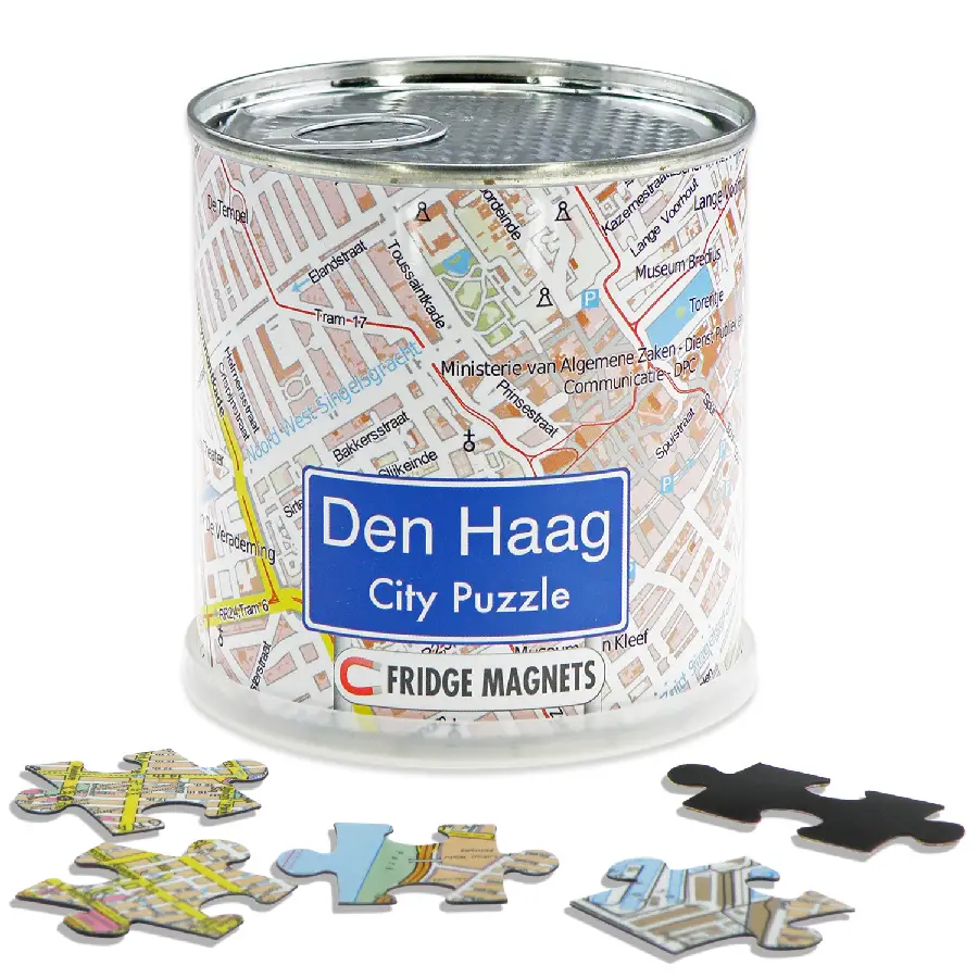 Den Haag city puzzel magnetisch