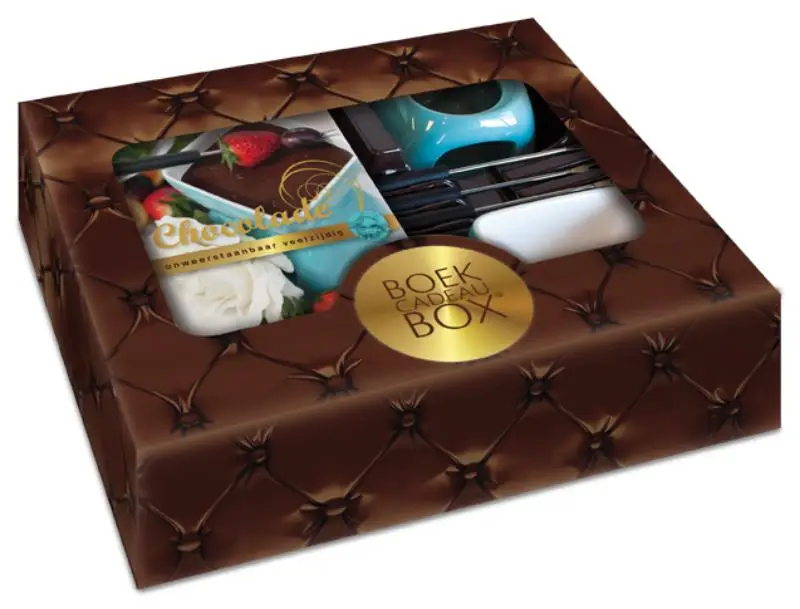 Chocolade boek cadeaubox