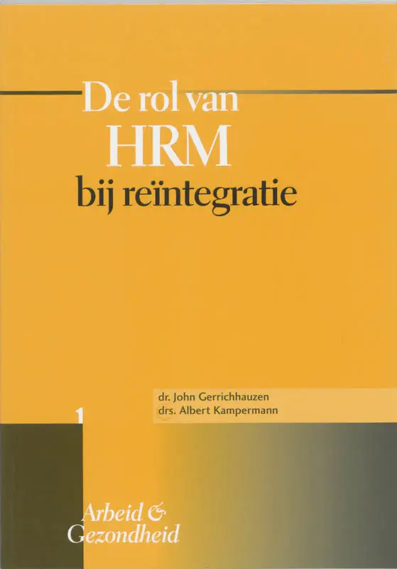 De rol van HRM bij reinte